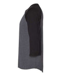 JERZEES 560RR Black Ink Heather/ Black Ink — direct side