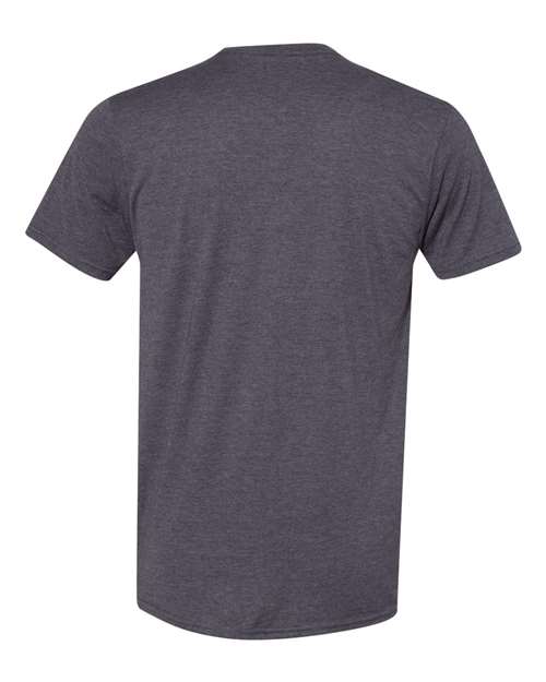 Hanes 4980 Charcoal Heather — back