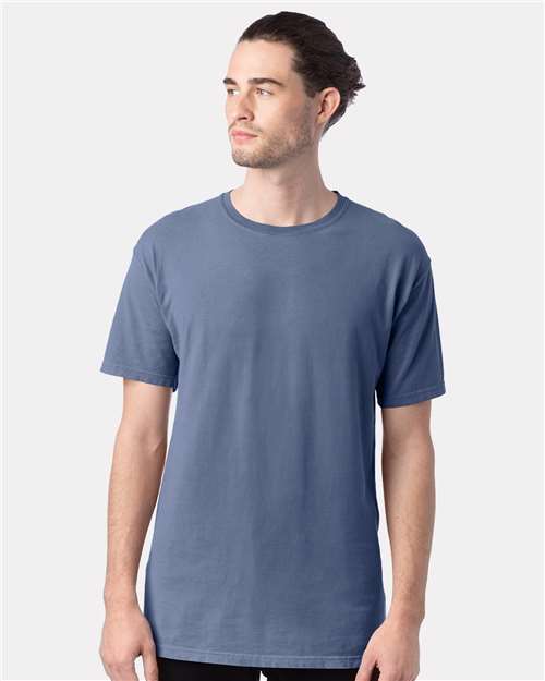 ComfortWash by Hanes GDH100 Saltwater — on model front