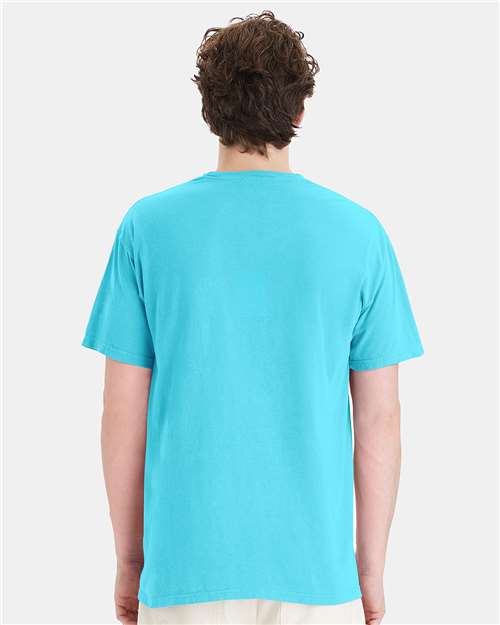 ComfortWash by Hanes GDH150 Freshwater — on model back