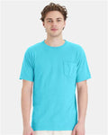 ComfortWash by Hanes GDH150 Freshwater — on model front