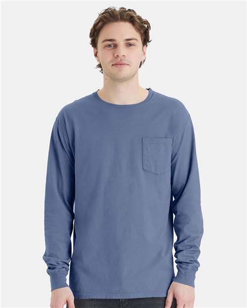 ComfortWash by Hanes GDH250 Saltwater — on model front