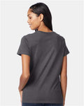 Hanes S04V Smoke Grey — on model back