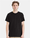 Hanes W110 Black — on model front