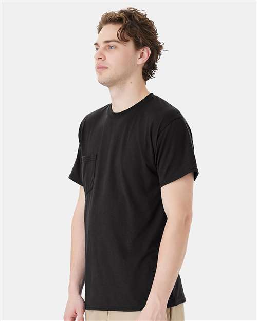 Hanes W110 Black — on model side