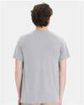 Hanes W110 Light Steel — on model back