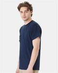 Hanes W110 Navy — on model side