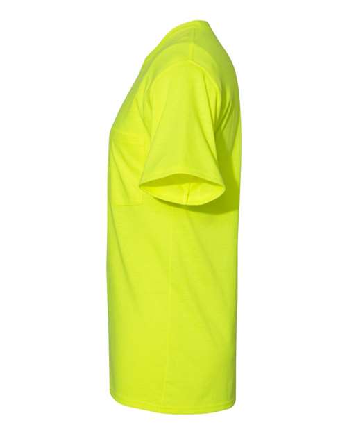 Hanes W110 Safety Green — direct side