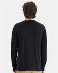 Hanes W120 Black — on model back