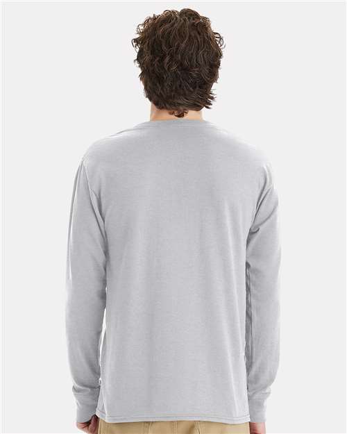 Hanes W120 Light Steel — on model back