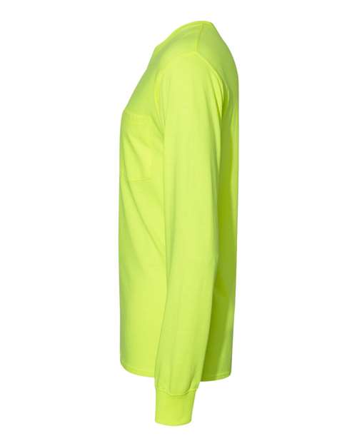 Hanes W120 Safety Green — direct side