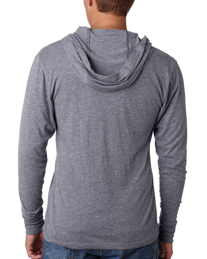 Unisex Triblend Long-Sleeve Hoodie - Premium Heather