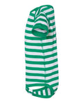 Rabbit Skins 4400 Kelly/ White Stripe — direct side