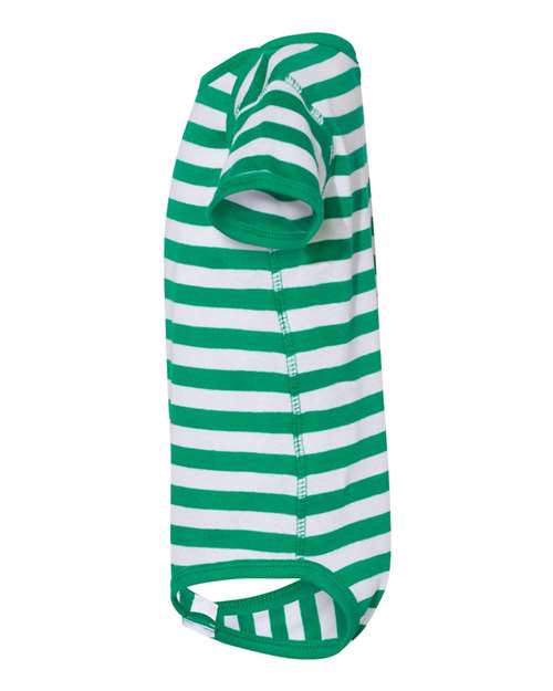Rabbit Skins 4400 Kelly/ White Stripe — direct side