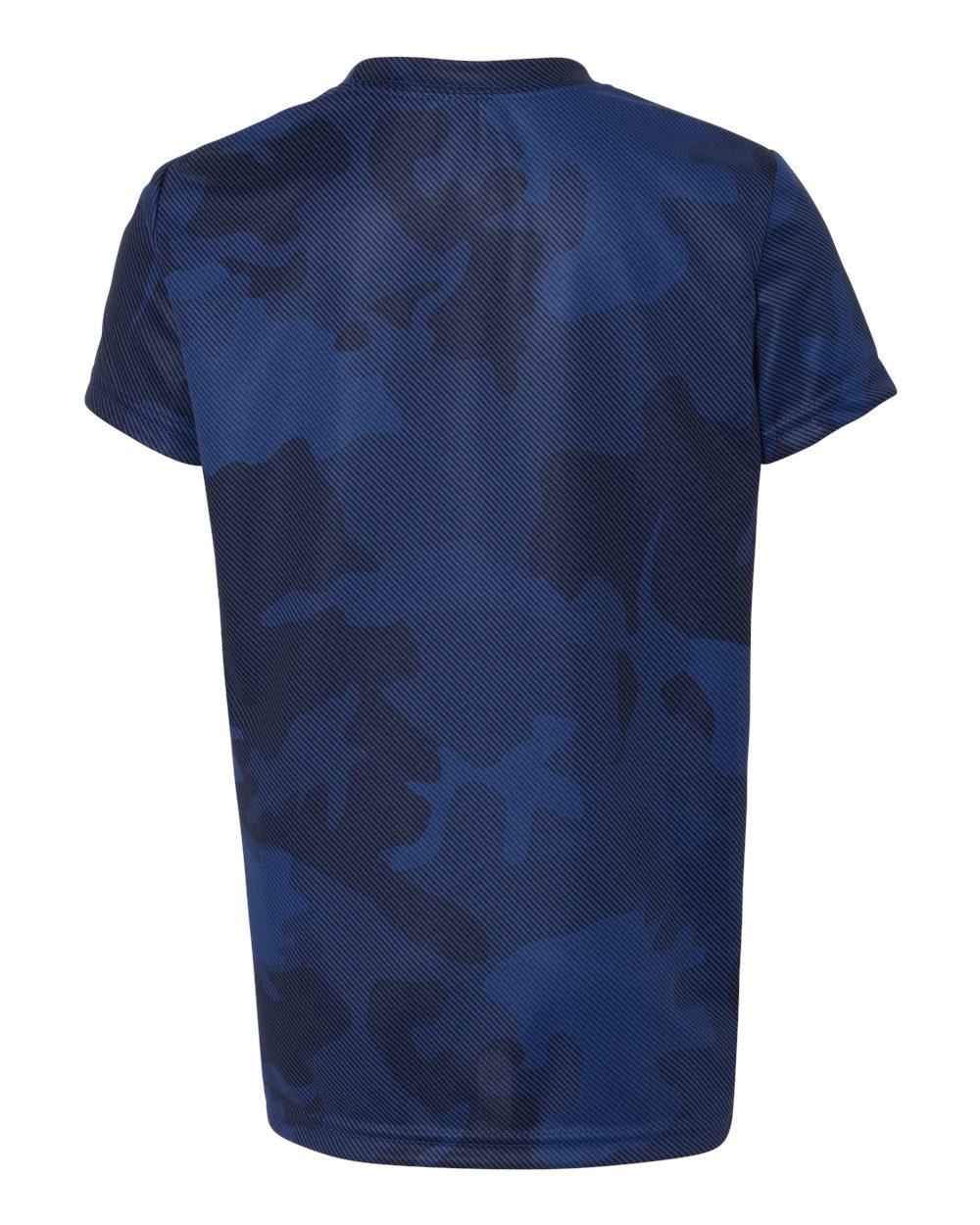 Youth Performance Short-Sleeve T-Shirt - Sport Royal Laser Camo
