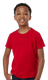 Tultex 0235TC - Youth Fine Jersey T-Shirt - Red