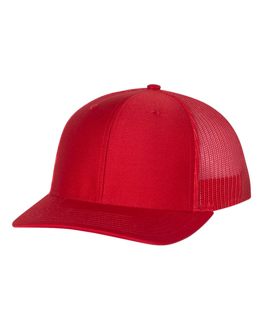 Snapback Trucker Cap - Red