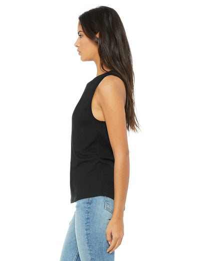 Women's Jersey Muscle Tank - Black