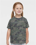Rabbit Skins 3321 Vintage Camo — on model front
