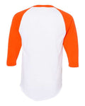 Augusta Sportswear 4420 White/ Orange — back