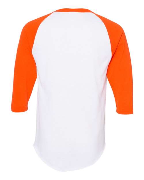 Augusta Sportswear 4420 White/ Orange — back