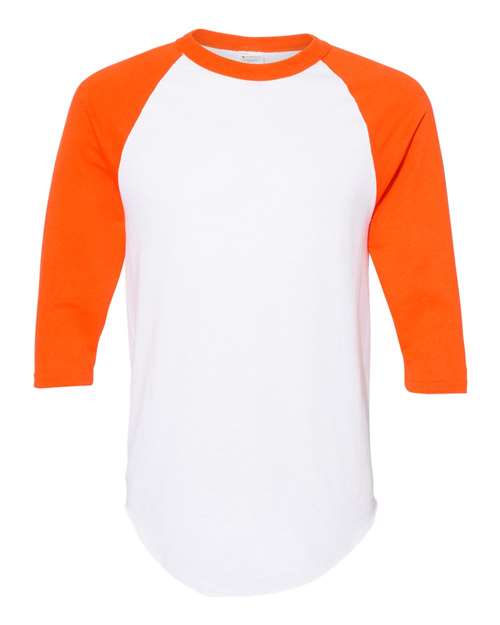 Augusta Sportswear 4420 White/ Orange — front