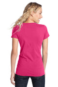 Women's Fitted The Concert Tee - Dark Fuchsia