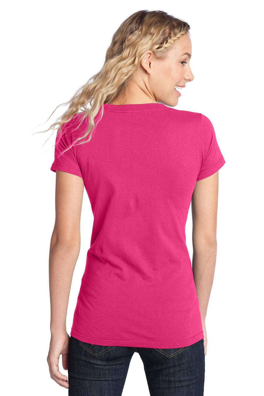 Women's Fitted The Concert Tee - Dark Fuchsia