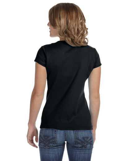 Women's Baby Rib Short-Sleeve T-Shirt - Black