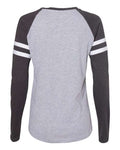 LAT 3534 Vintage Heather/ Vintage Navy — back