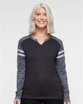 LAT 3534 Vintage Smoke/ Vintage Camo — on model front