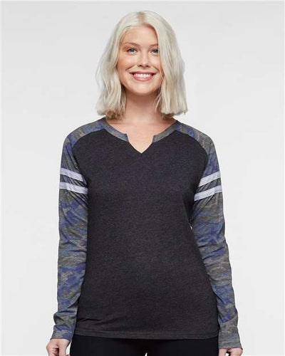 LAT 3534 Vintage Smoke/ Vintage Camo — on model front