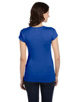 Women's Sheer Mini Rib Short-Sleeve T-Shirt - True Royal