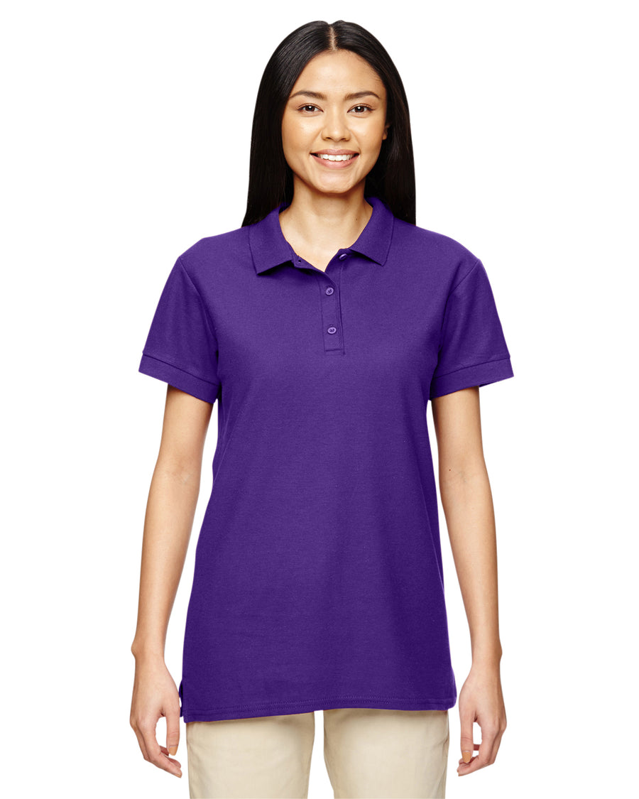 Women's Premium Cotton® Women's Double Piqué Polo - Purple