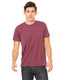 Bella + Canvas 3413C - Unisex Triblend T-Shirt - Maroon Triblend
