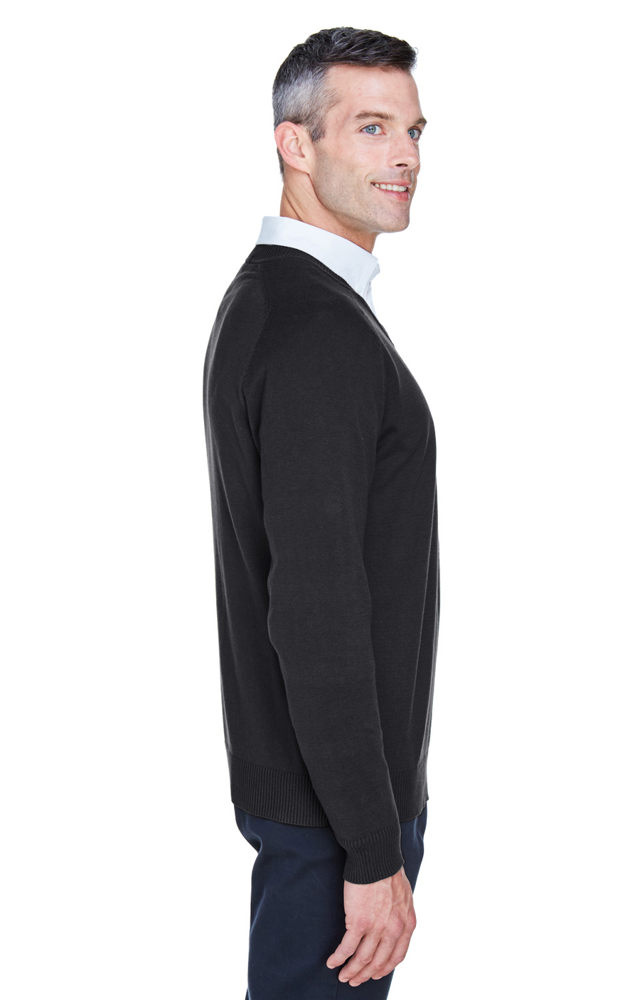 Men's V-Neck Sweater - Black