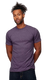 Tultex 0241TC - Unisex Poly-Rich Tee - Heather Purple