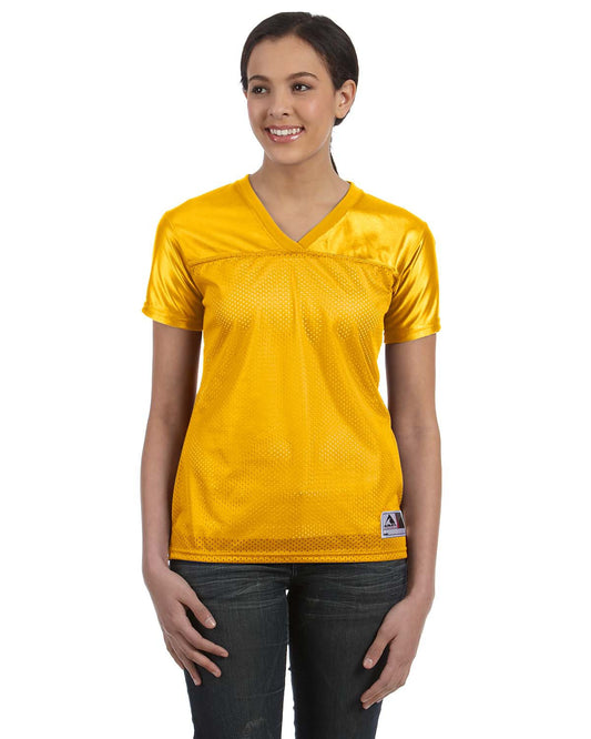 Women's Junior Fit Replica Football T-Shirt - Gold