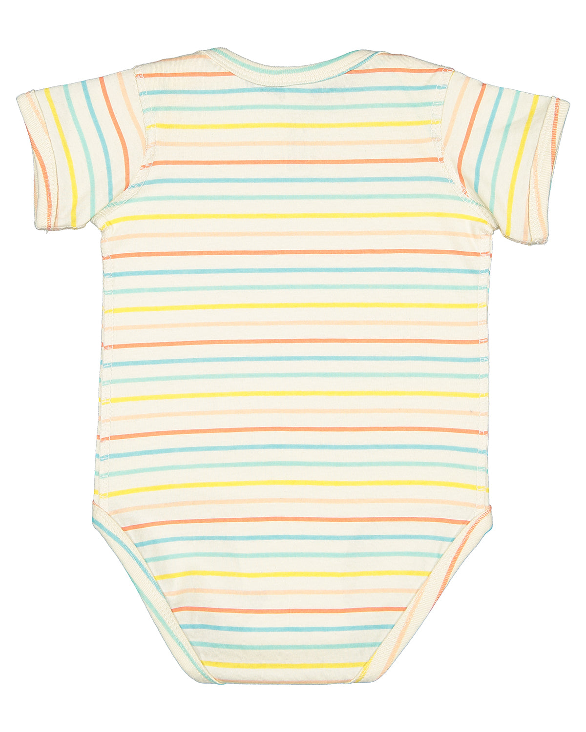 Infant Fine Jersey Bodysuit - Sunkissed Stripe