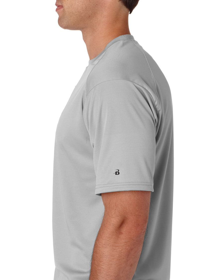 B-Core Sport Shoulders T-Shirt - Silver