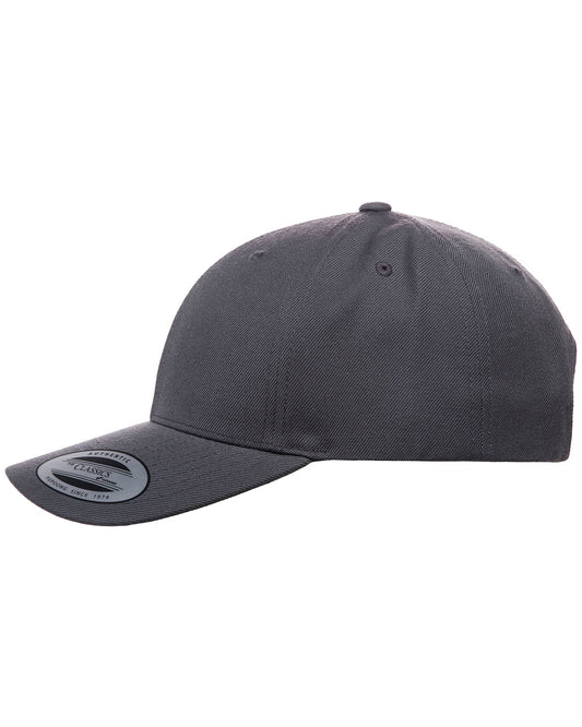 Premium Curved Visor Snapback - Dark Gray