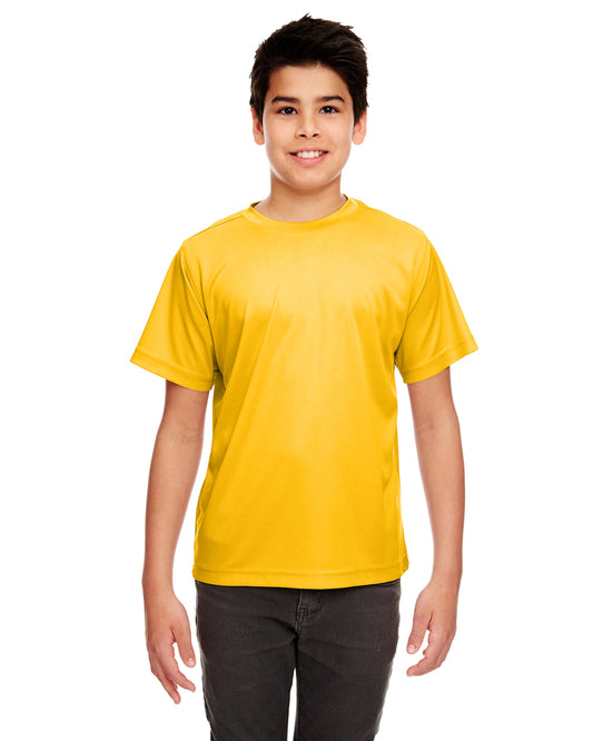Youth Cool & Dry Sport Performance Interlock T-Shirt - Gold