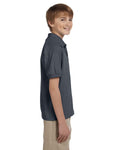 Youth 50/50 Jersey Polo - Dark Heather