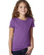 Next Level 3712 - Girl's Youth Princess CVC T-Shirt - Purple Berry