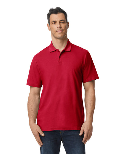 Softstyle Unisex Pique Polo - Cherry Red