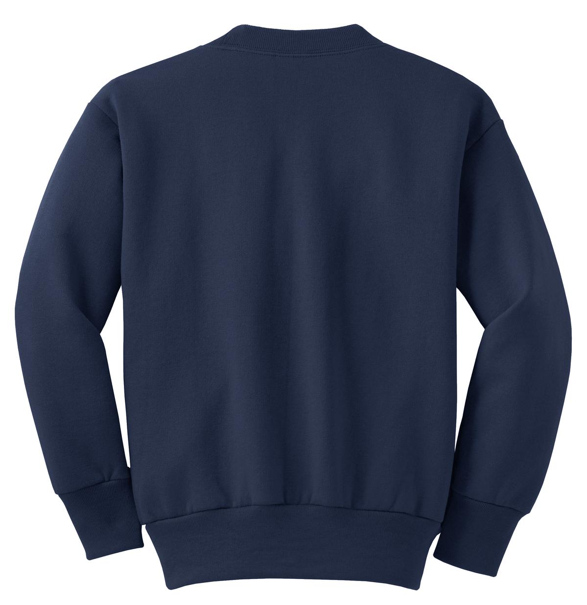 Youth Core Fleece Crewneck Sweatshirt - Navy