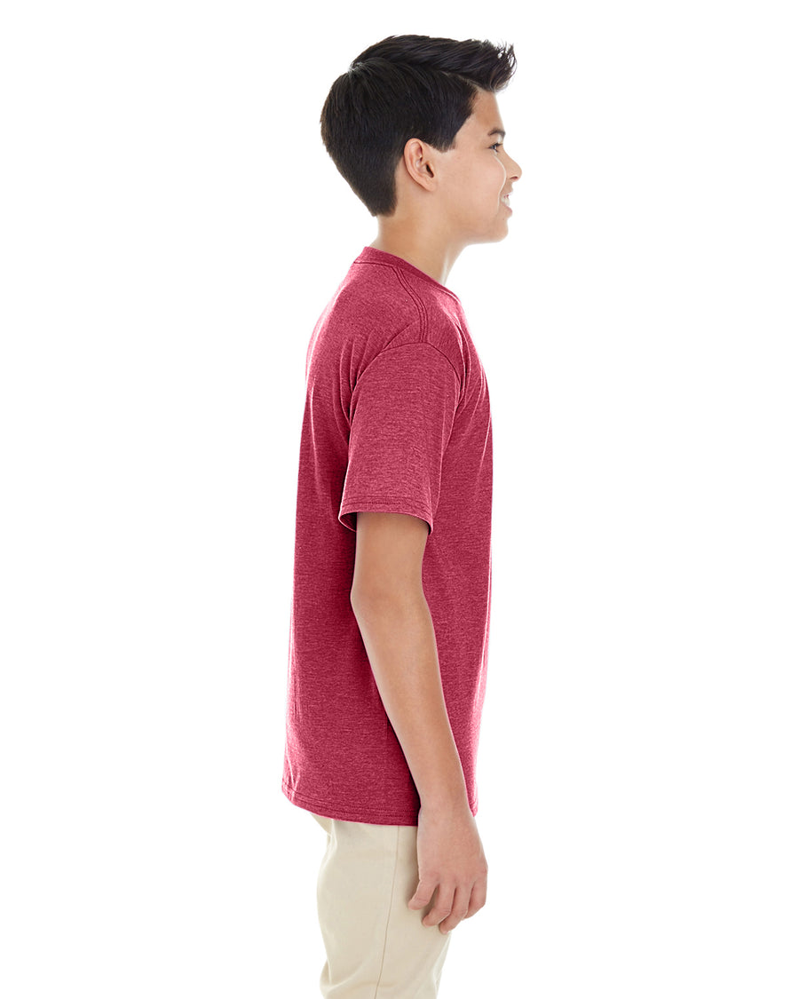 Youth Softstyle�� 4.5 oz. T-Shirt - Heather Cardinal