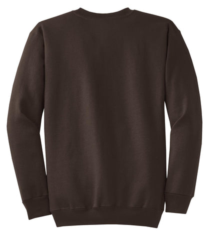 Unisex Core Fleece Crewneck Sweatshirt - Dark Chocolate
