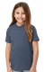 Tultex 0235TC - Youth Fine Jersey T-Shirt - Heather Denim
