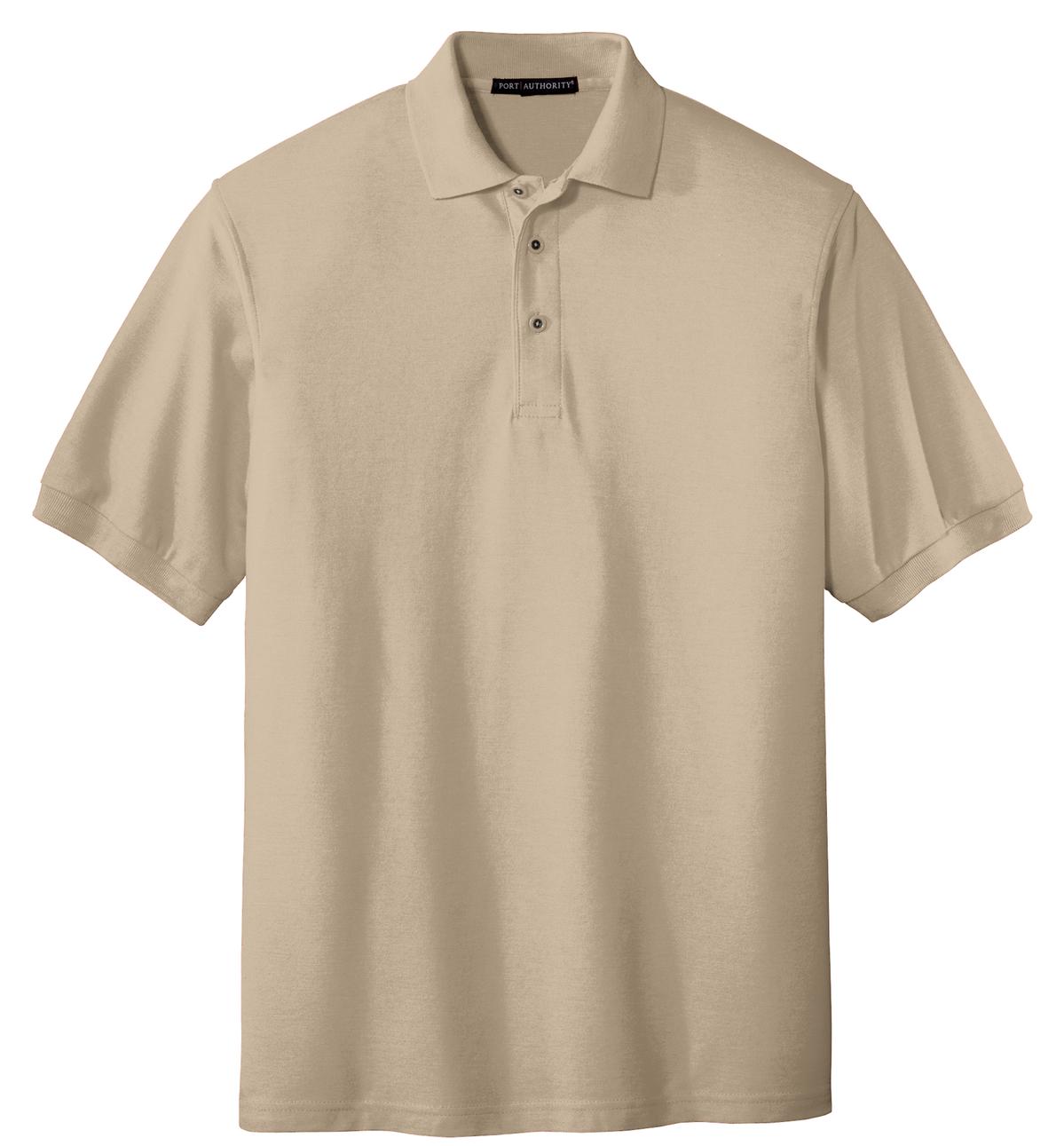 Unisex Silk Touch Polo - Stone